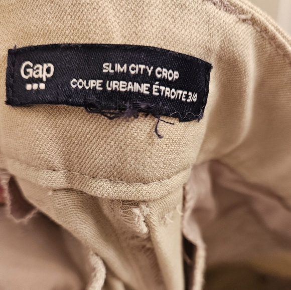 GAP womens capri sz 18 slim city crop beige plus size - Picture 4 of 6
